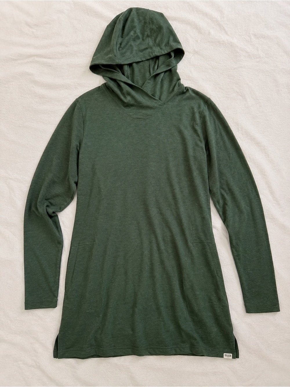 Duluth Trading Dry & Mighty Hooded Tunic | Small
